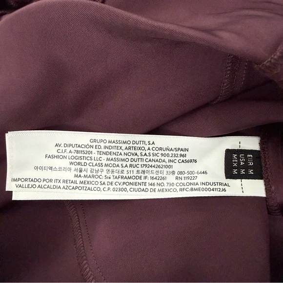 Women’s Massimo Dutti Studio Spaghetti Strap High Slit Formal Dress 9276 Medium - Picture 12 of 16